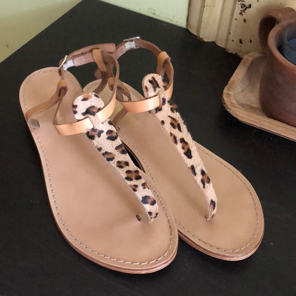 Italian Sandals Leopard